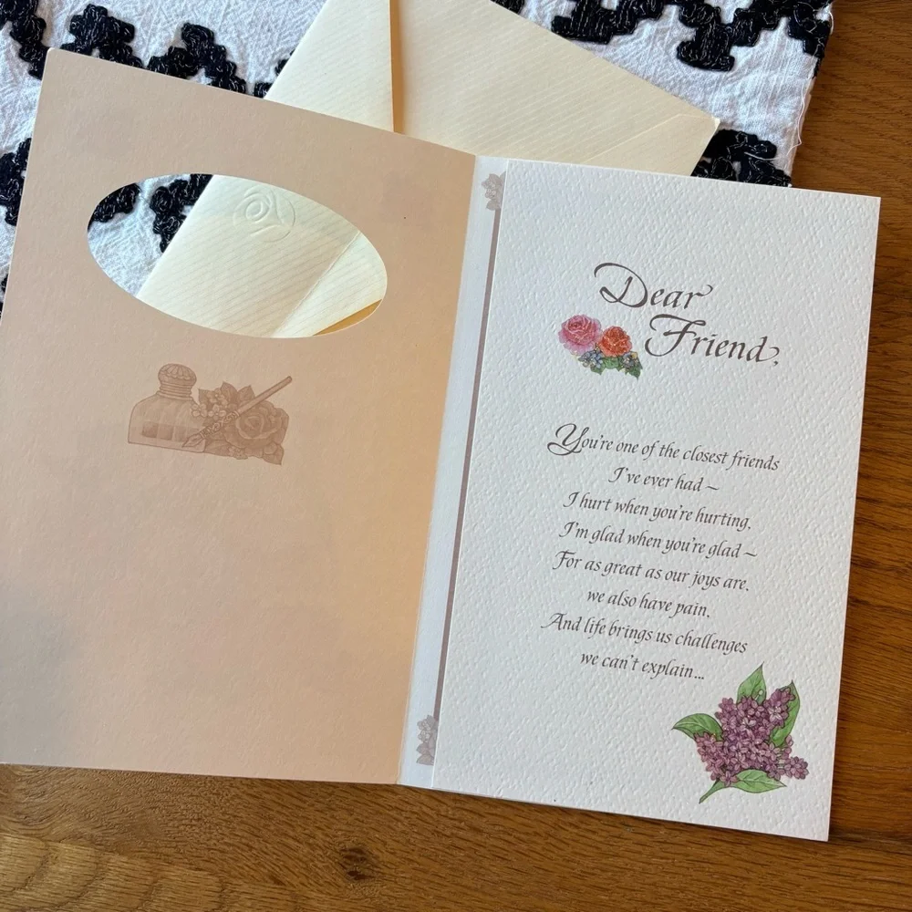 American Greetings Emily Matthews 'Dear Friend' Greeting Card Faith Care